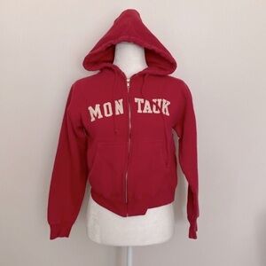 Vintage 90’s Montauk zip up hoodie